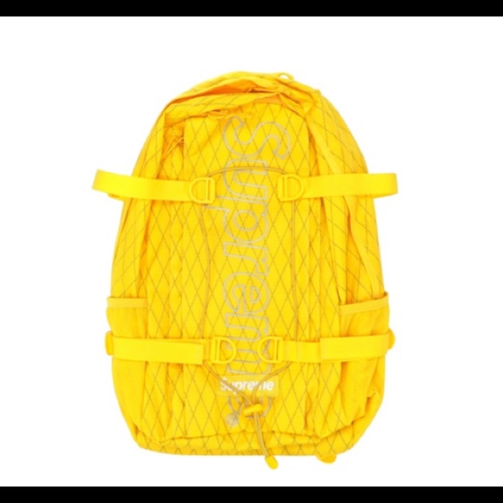 Yellow supreme backpack